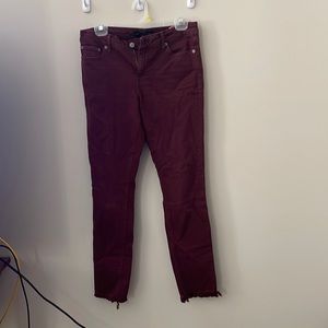 Lucky brand maroon jeans